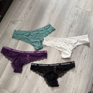 BEBE & Honey Dew thong panties underwear size M/L new